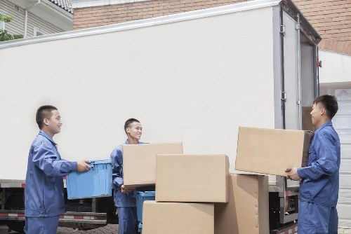 Removal team helping with a home move in Lambeth
