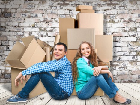 Preparing boxes and furniture for a local Lambeth move