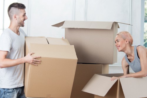 Packing and furniture loading for a home move in South London