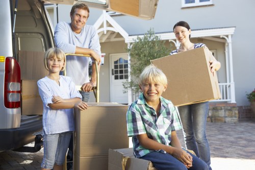 Team loading household items during a Lambeth house relocation