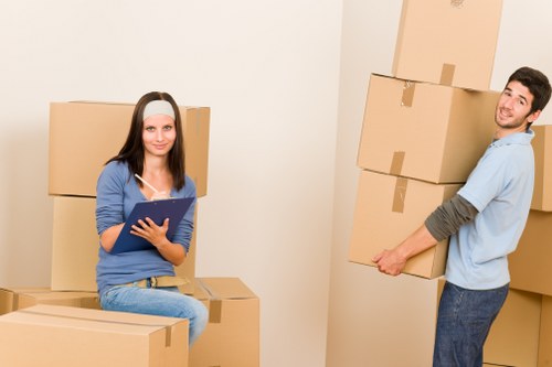 Organised household and commercial items in Lambeth storage
